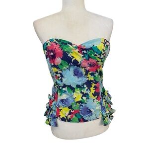 Maria Filo Womens Vintage Strapless Top